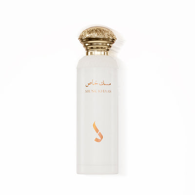 Musk Khaas by Dkhoon Emirates is a Woody Floral Musk fragrance for women and men. This is a new fragrance. Musk Khaas was launched in 2024.