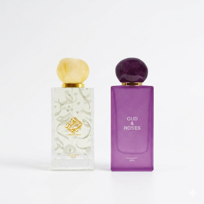 Shaikha Hind + Oud and roses Hair Mist