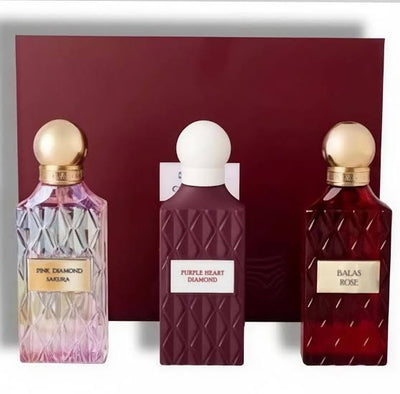IBRAQ Maroon Diamond Collection Set (75 mL)