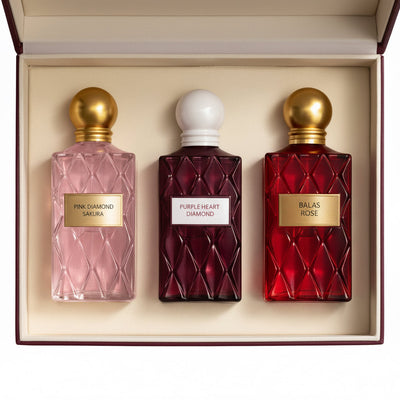 IBRAQ Maroon Diamond Collection Set (75 mL)
